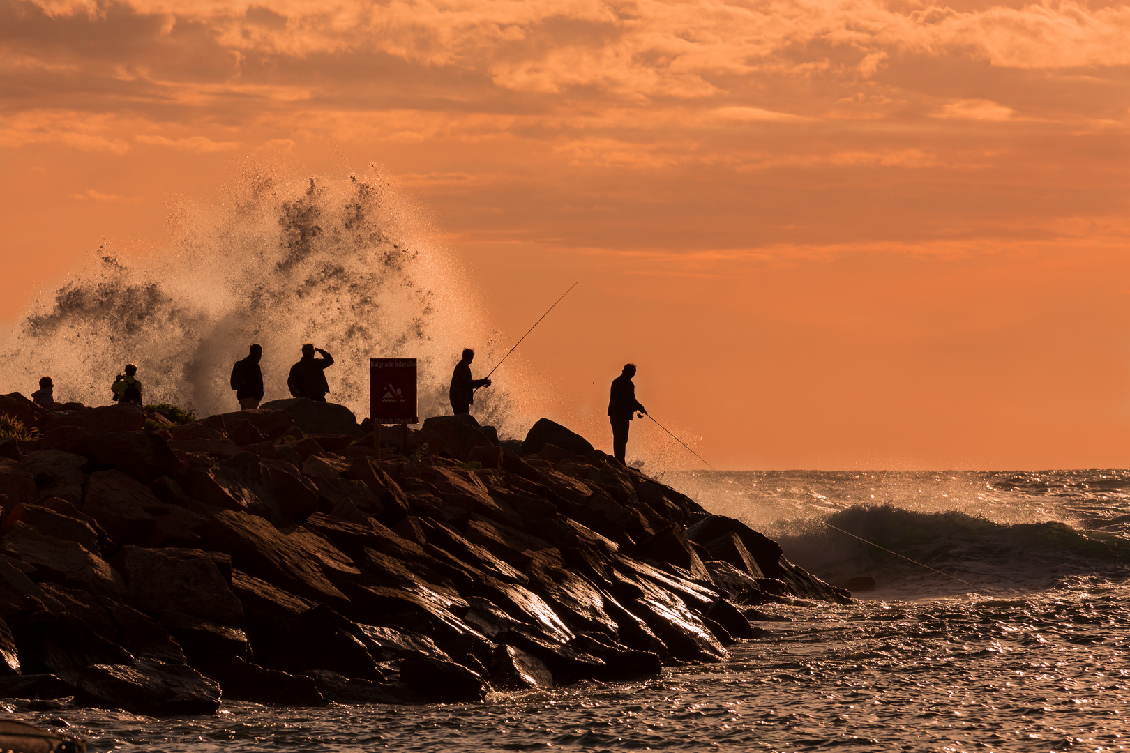 Angler auf Korsika