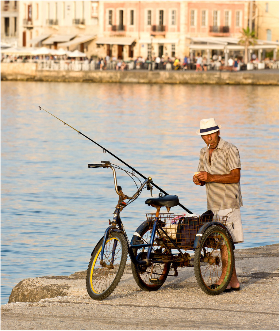 Angler auf Kreta / Street 67