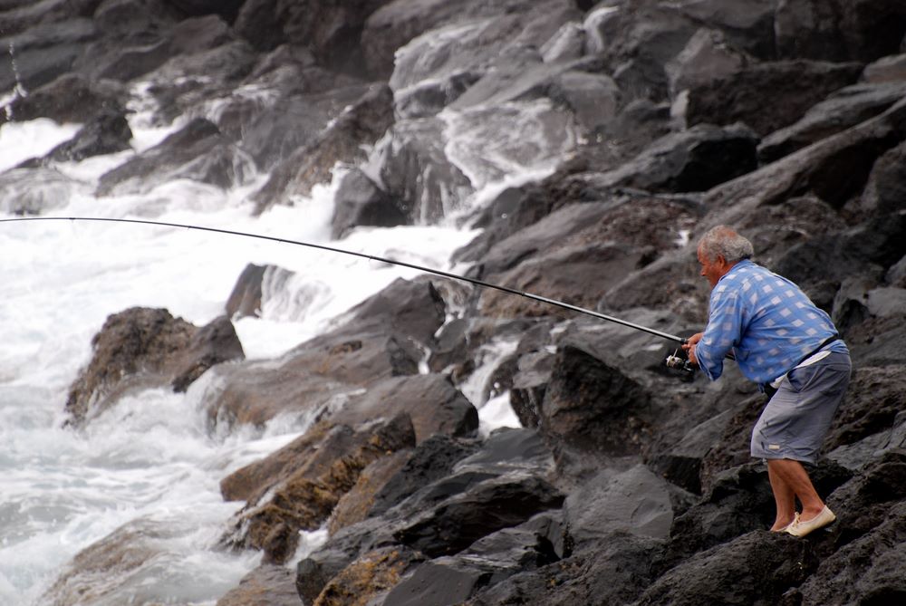 Angler auf Teneriffa