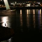 Angler bei Nacht