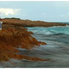 Angler beim Anfüttern am Cap de Ses Salines