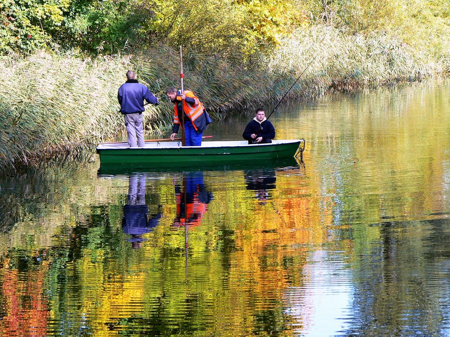 Angler im Farbenrausch