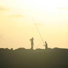 Angler im Hafen von Jaffa