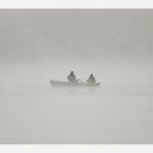 Angler im Nebel