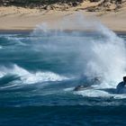 Angler in der Brandung / Bordeira/Algarve