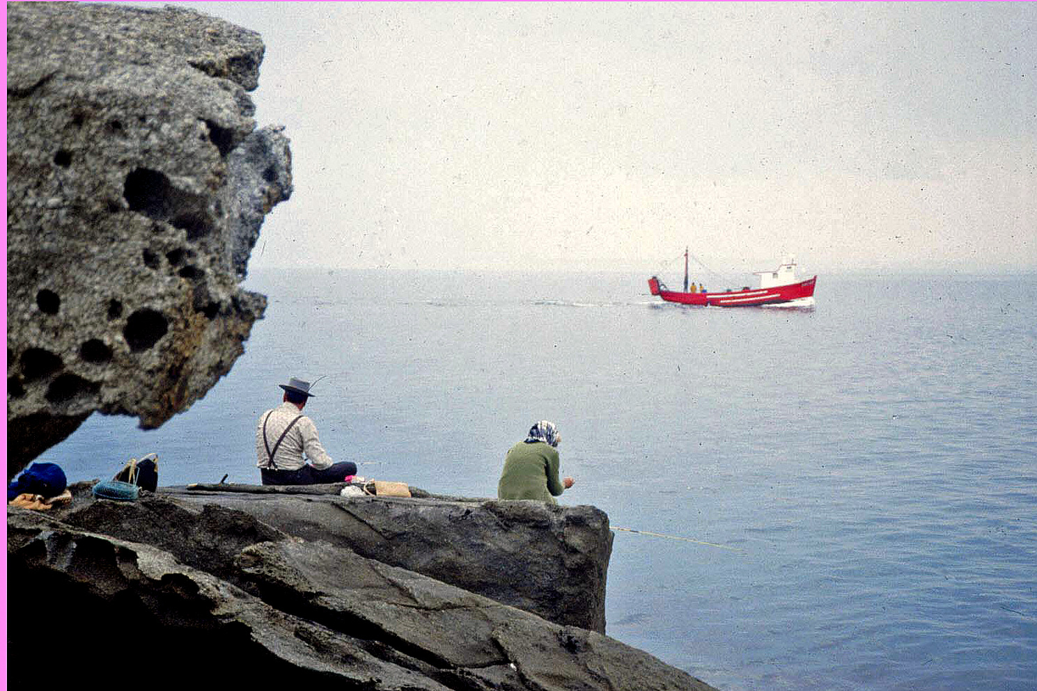 ANGLER IN DER BUCHT VON BEGUR/ SPANIEN