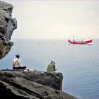 ANGLER IN DER BUCHT VON BEGUR/ SPANIEN