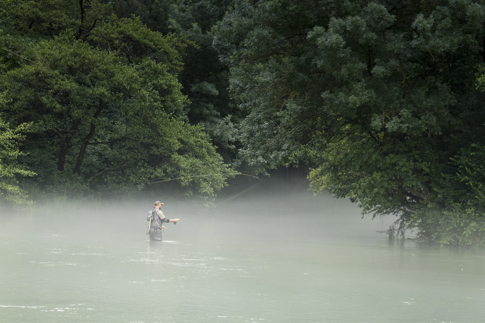 Angler in der Sorgue, 03.06.2018