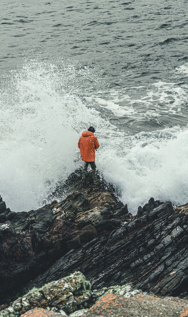 Angler in Dingle Irland 