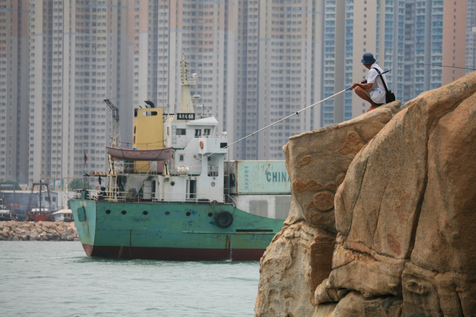 Angler in Hong Kong