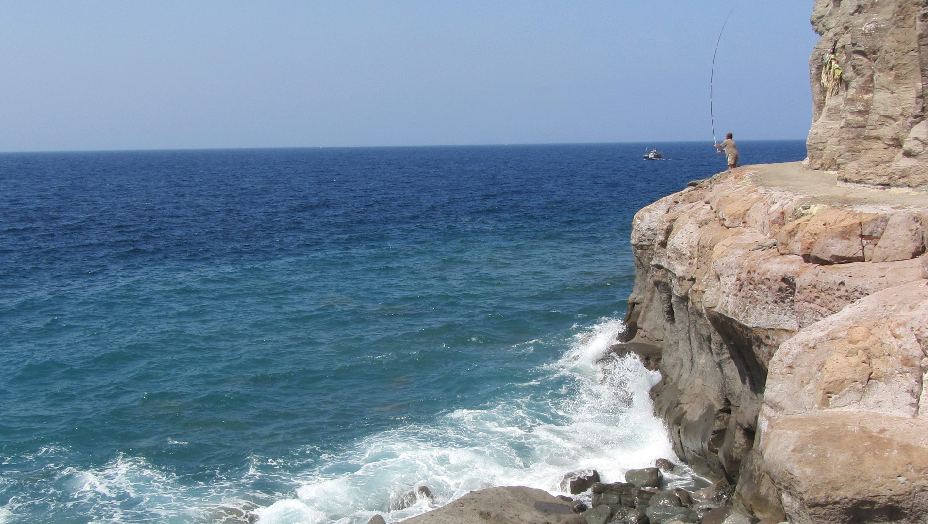 Angler in Puerto de Mogán