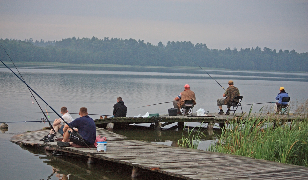 Angler in Sasek Maly / Masuren