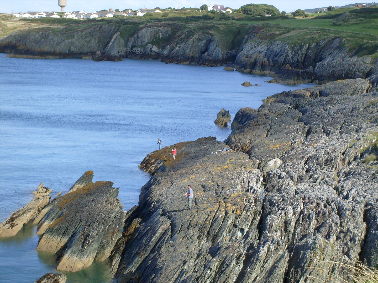 Angler in Wales