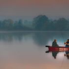 Angler, morgens in Masuren