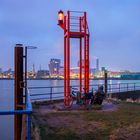 Angler vor der Hafencity