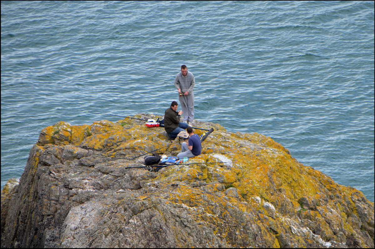 Angler vor Howth