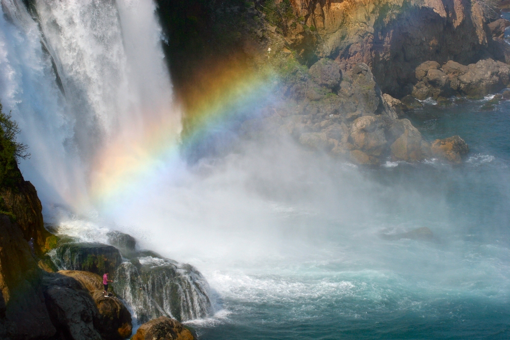 Angler-Wasserfall- Regenbogen ~~~~~~~~~~~~