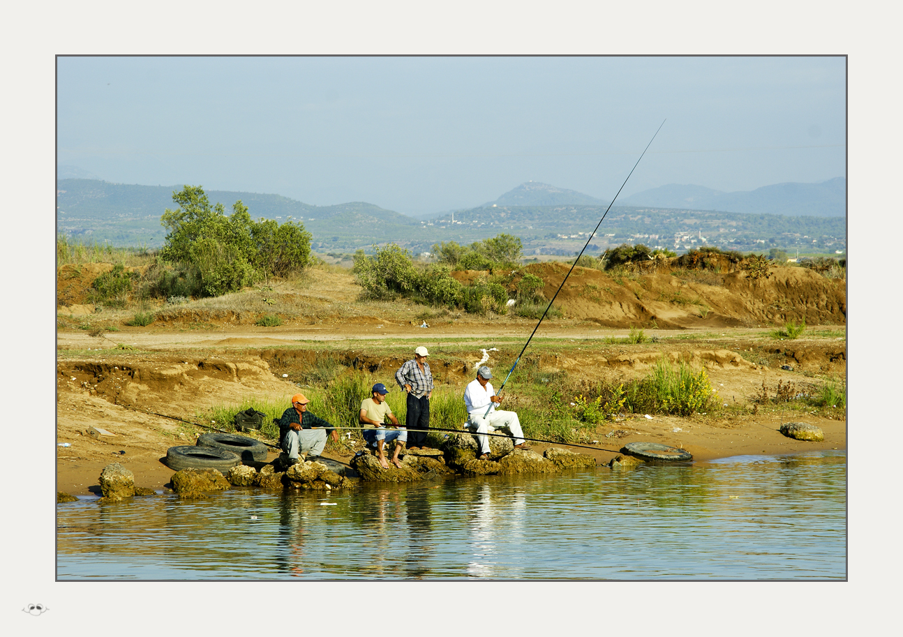 Anglerglück am Manavgat-Fluss