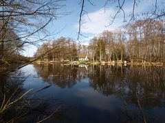 Anglerheim am Eiderkanal in Flemhude