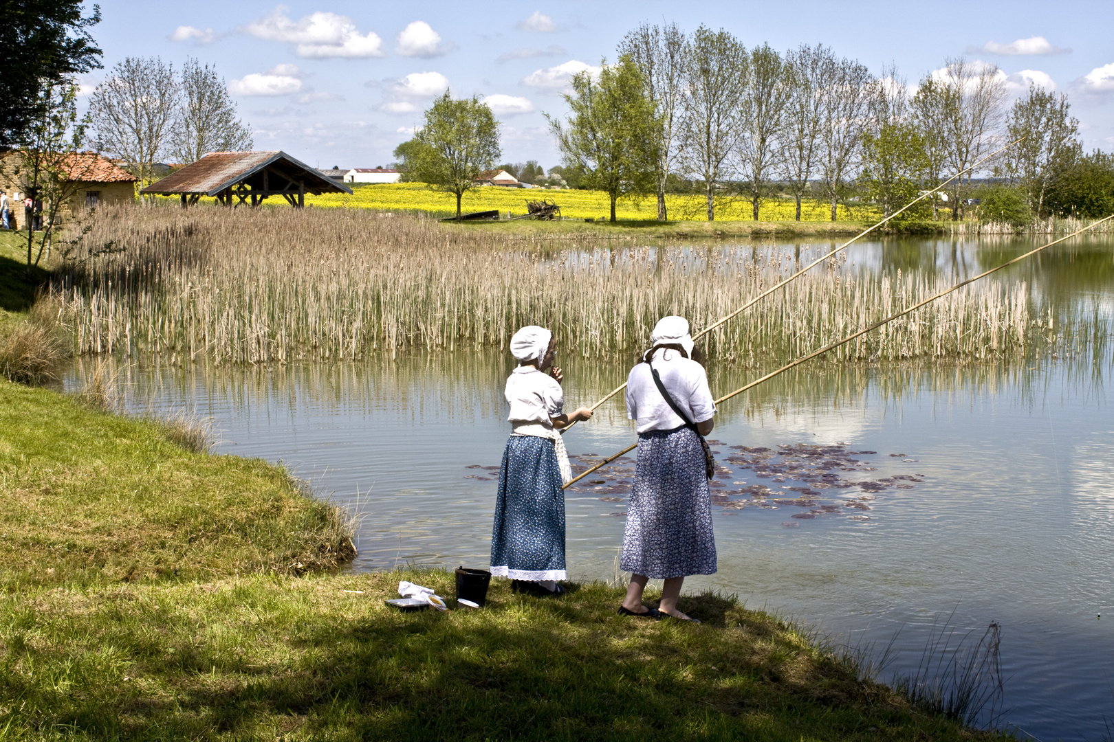 Anglerinen in Azannes