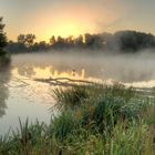 Anglersee im Morgennebel