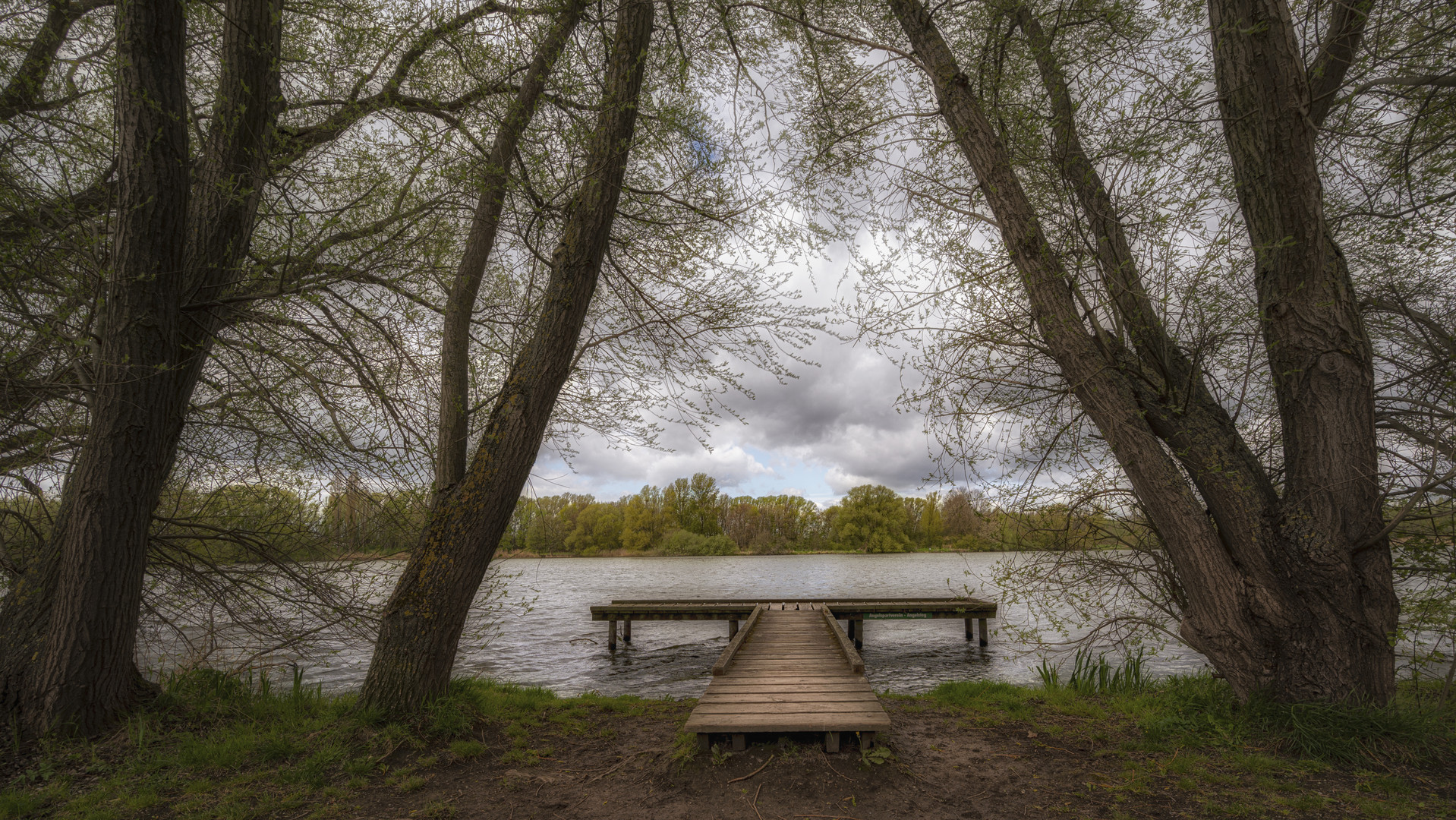 Anglersteg mit Durchblick am Südsee