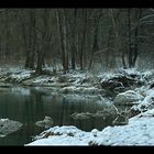 Angoli di fiume d'inverno