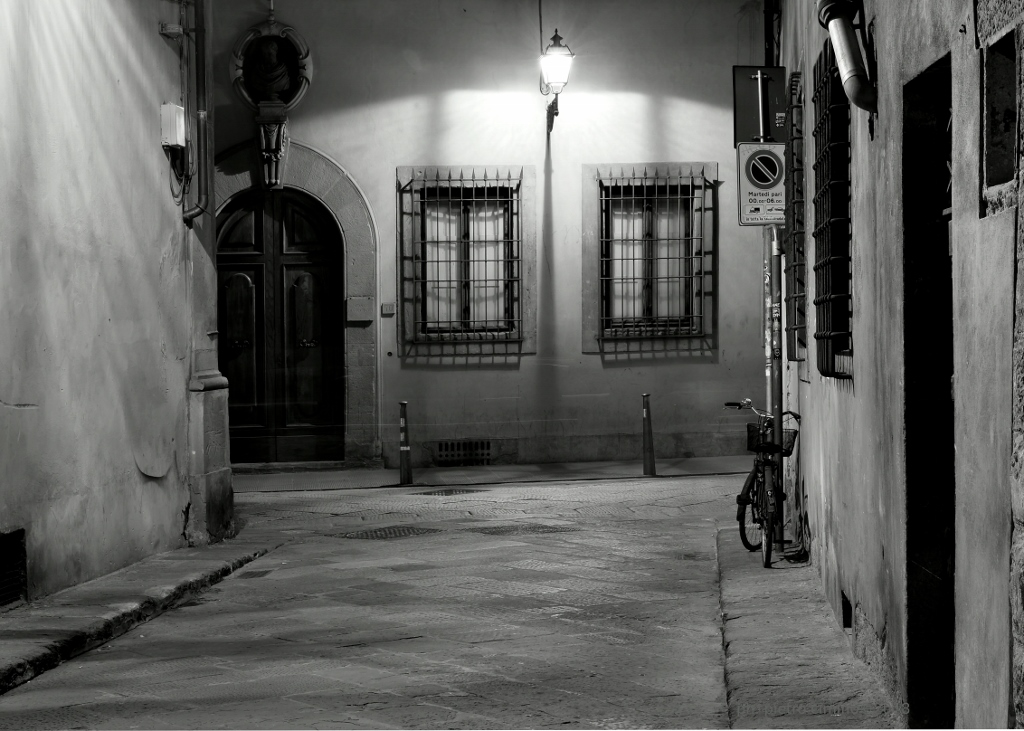 angolo di Firenze di notte