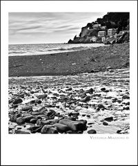 Angolo di spiaggia a Voltri