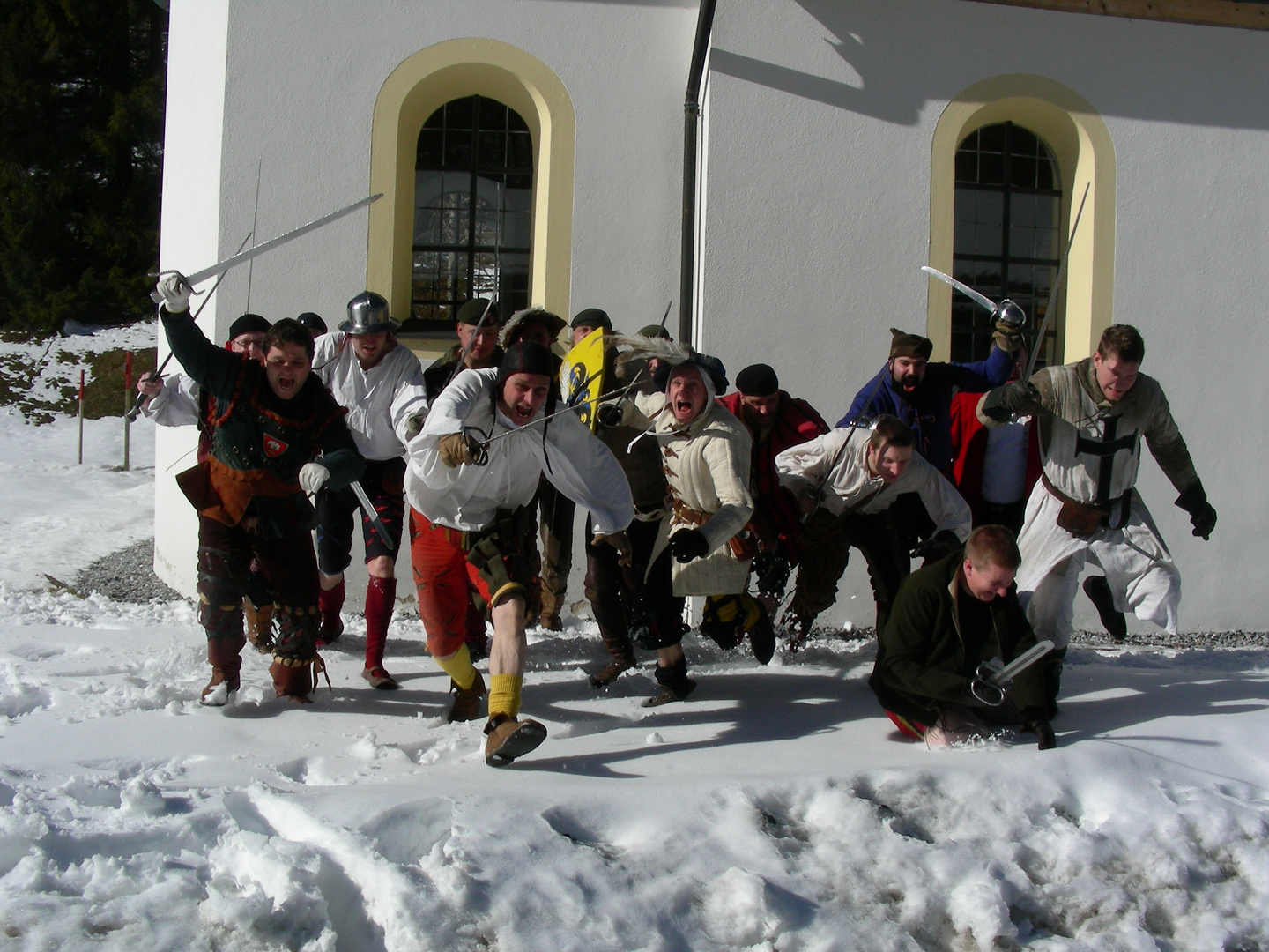 Angriff im Schnee