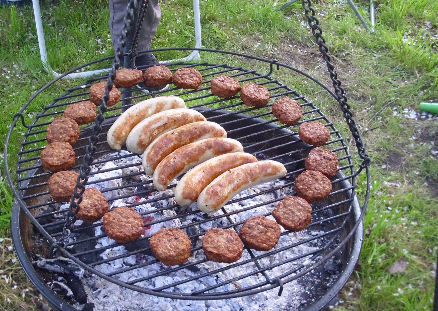 Angrillen geklappt...