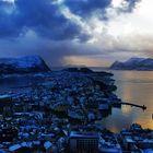 Angry clouds in ålesund, Norway