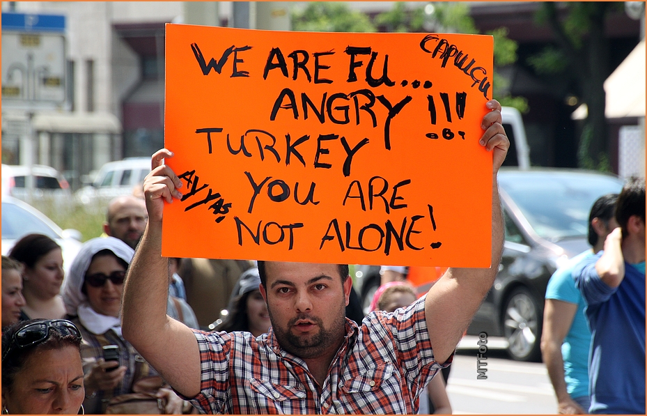 ANGRY NOT ALONE in ISTANBUL Plakat Stuttgart 8.6.13