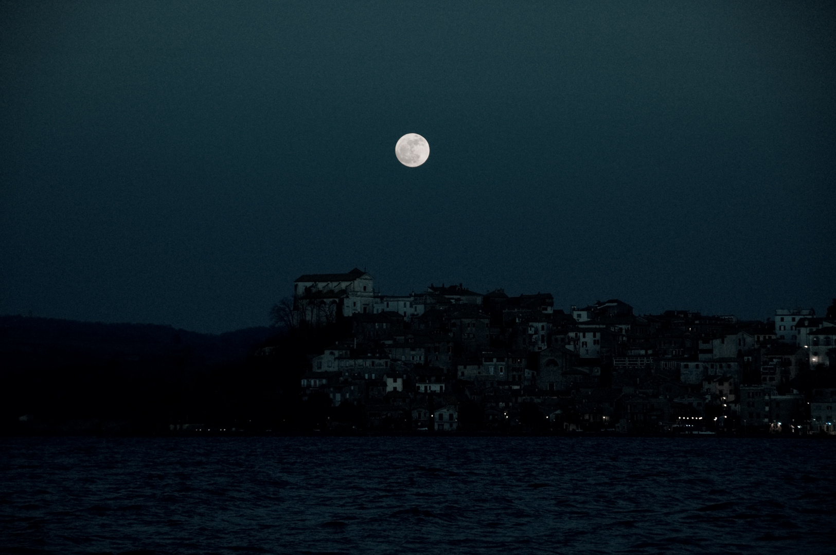 Anguillara in full moon