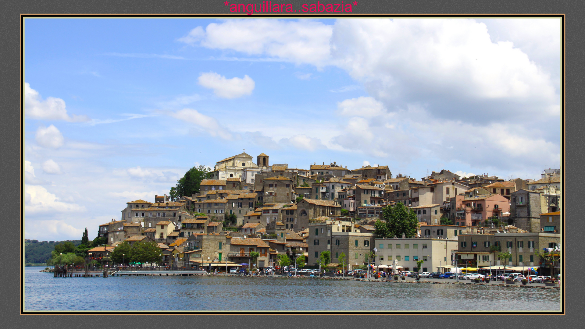 anguillara sabazia sul lago di bracciano