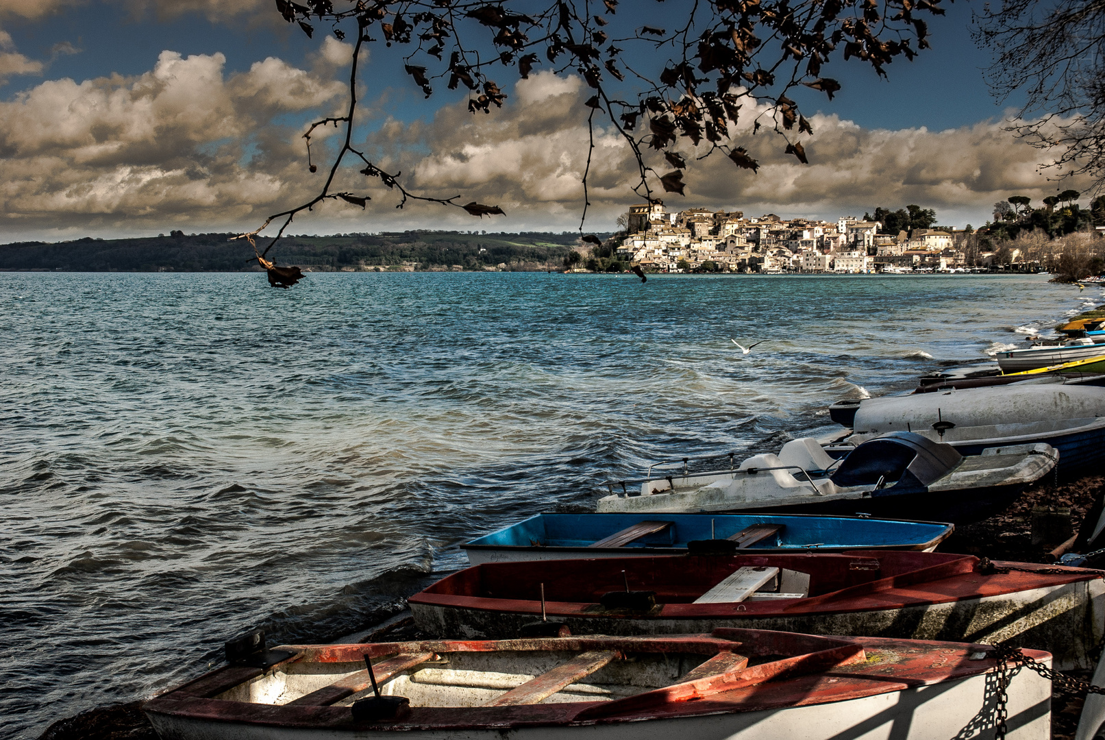 Anguillara Sabazia, sul lago di Bracciano.