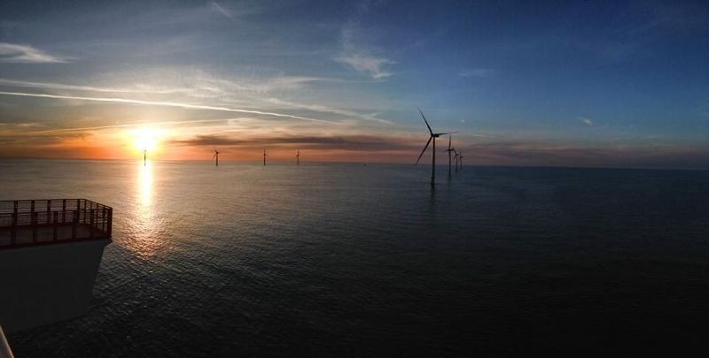 Anholt Windfarm - Dong Energie Offshore Windfarm (Anholt DK)