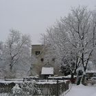 Anifer Kirche und Umgebung im Winterkleid