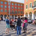 Animation musicale sur la Place Masséna