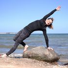 Anja beim Yoga