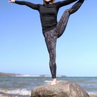 Anja beim Yoga