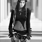 Anja im Gothic-Look