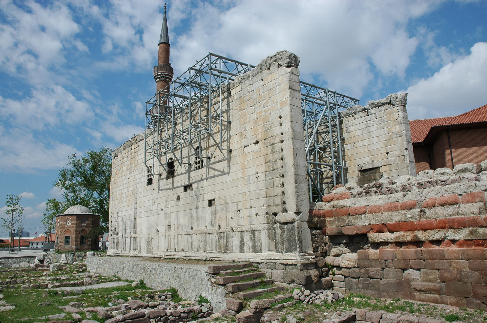 Ankara - Augustus Tempel und Haci Bayram Moschee