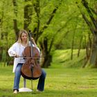 Anke mit Cello