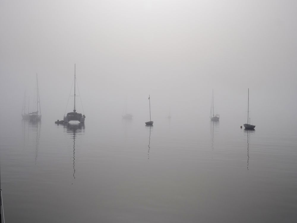 Ankern im Nebel