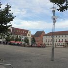 Anklam City Markt mit Rathaus