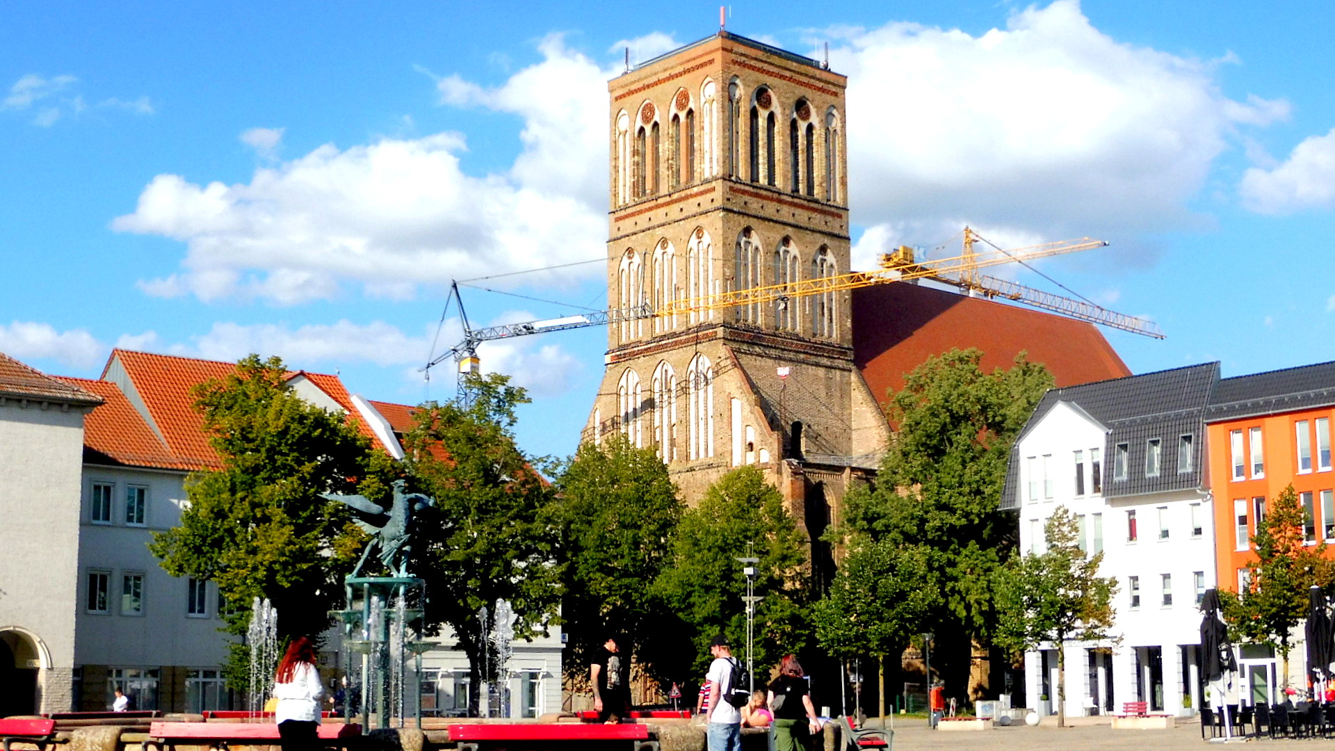 Anklam Marienkirche - Ausstelungsort für Lilienthal -  Fluspioniere