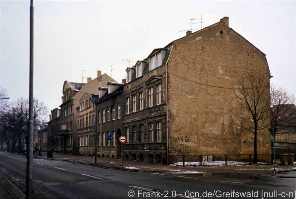© Anklamer Straße, Europakreuzung 1993