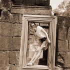 Ankor Wat - Banteay Srei - Eingang zum Tempel
