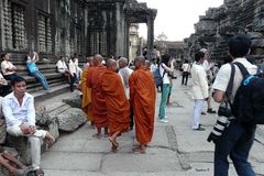 Ankor-Wat -Tempelbesucher